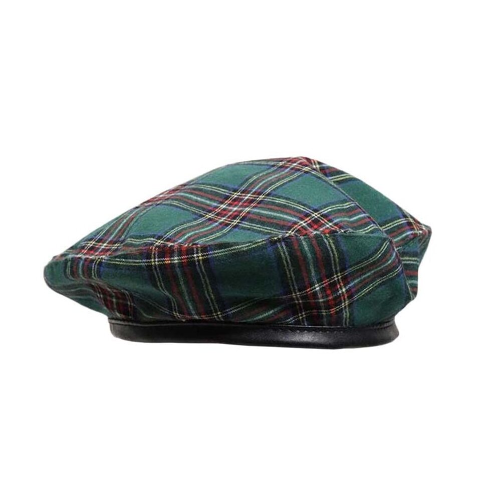 2225 Women Winter Plaid French Beret Hat Tartan Check Artist Painter Hats - Picture 3 of 7